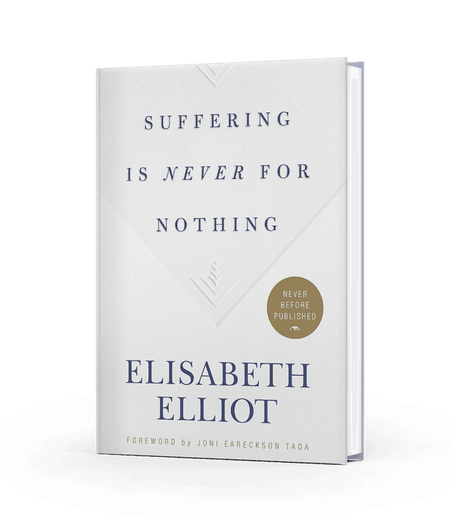 Suffering is never for nothing